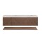 James Martin Vanities Marcello 72in Double Vanity, Chestnut w/ 3 CM Eternal Jasmine Pearl Top D200-V72-CSN-3EJP - alternate 1